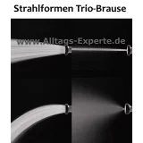 Strahlformen Trio Brause