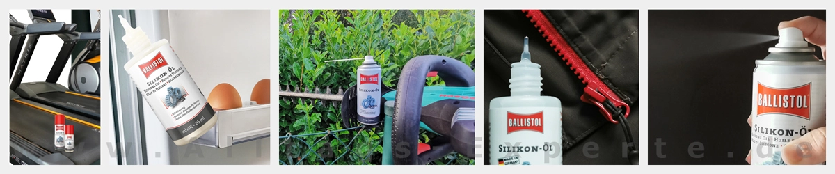 Sonstige Anwendungen für Silikonspray Weitere Anwendungen