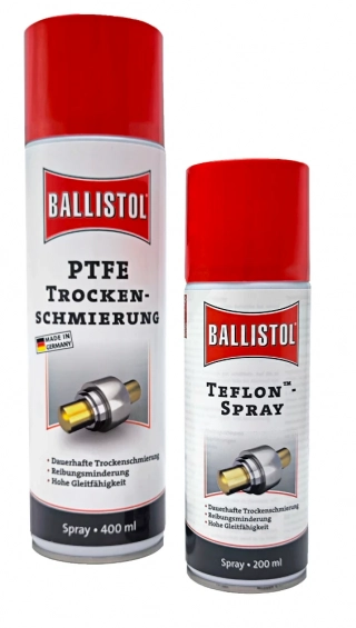 PTFE Spray und Teflonspray von Ballistol PTFE Teflonspray