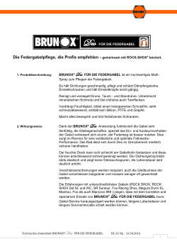 Brunox Gabel Deo Datenblatt