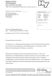 Unbedenkliche Anwendung Kurz