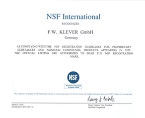 NSF-Registrierung NSF
