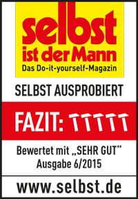 Selbst ist der Mann Testurtel Gartenbrause 5 Hämmer Gartenbrause Test Selbst ist der Mann Takagi fünf Hämmer
