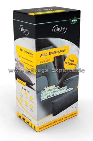 AirDry Entfeuchter fürs Auto AirDry Entfeuchter fürs Auto