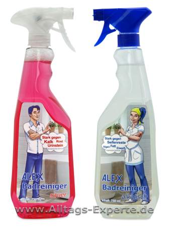 Badreiniger Set Sauer & Alkalisch Badreiniger Set Sauer & Alkalisch