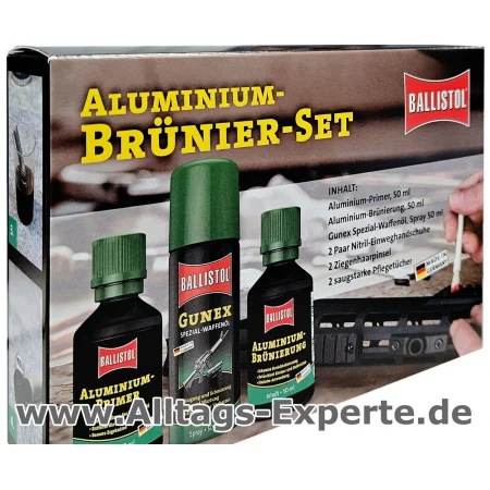 Aluminium Brünier-Set