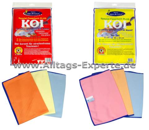 Koi Spezial-Fasertuch Plus Set Koi Spezial-Fasertuch Plus Set