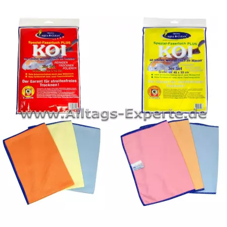 Koi Spezial-Fasertuch Plus Set