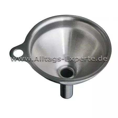 Mini funnel of stainless steel
