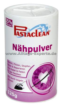 Nähpulver – nähen ohne Nadel Nähpulver – nähen ohne Nadel