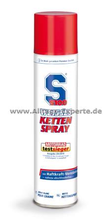 S100 Weisses Motorrad Kettenspray S100 Weisses Motorrad Kettenspray