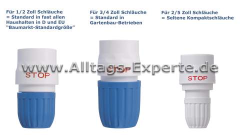 Schlauchstück mit Wasserstopp Schlauchstück mit Wasserstopp