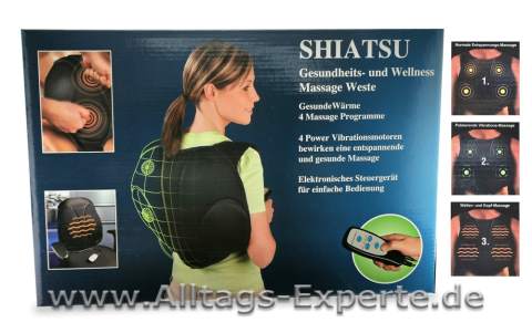 Shiatsu Massage-Weste Shiatsu Massage-Weste
