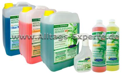 Reinigungsmittel Set AQUA CLEAN Magic Bamboo Geschirrtcher  Praktisches  4er Set, Super Saugstark Und Nachhaltig Bambus Putztcher