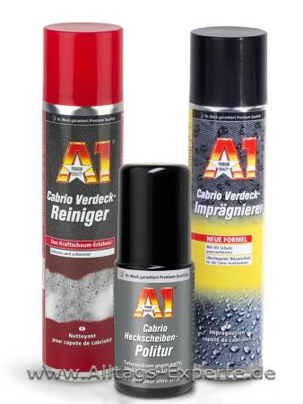 Set zur Cabrio-Verdeck Aufbereitung Set zur Cabrio-Verdeck Aufbereitung
