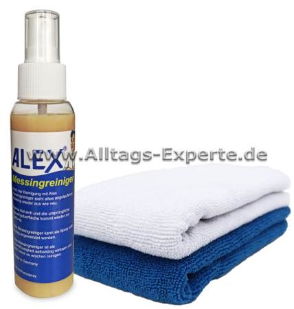 Messingreiniger + Mikrofasertücher Messingreiniger + Mikrofasertücher