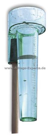 Niederschlagsmesser zum Ablesen der Regenmenge Regenmesser mit Erdspieß