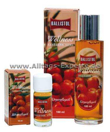 Wellness- & Massageöl Sanddorn Vital Wellness- & Massageöl Sanddorn Vital