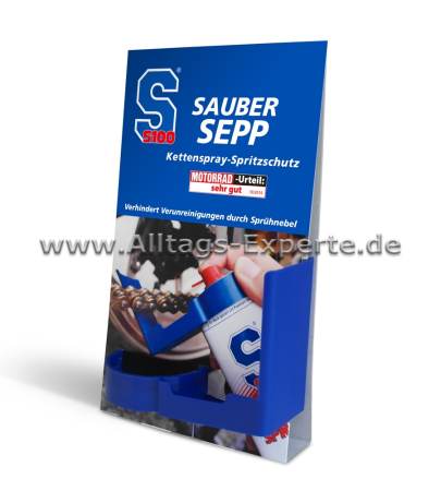 Sauber Sepp Kettenspray Spritzschutz Sauber Sepp Kettenspray Spritzschutz