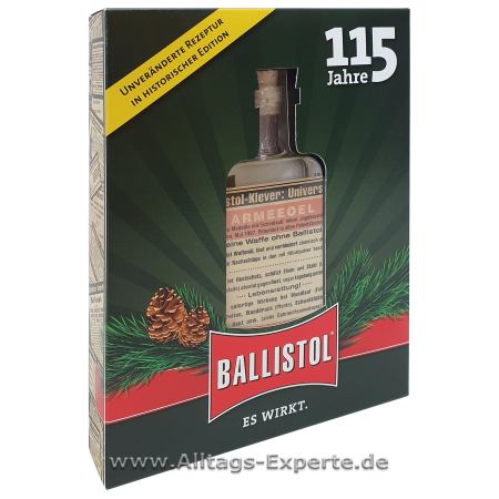 Ballistol Nostalgie Glasflasche 100ml in limitierter Geschenk-Box Nostalgie Glasflasche 100ml in limitierter Geschenk-Box