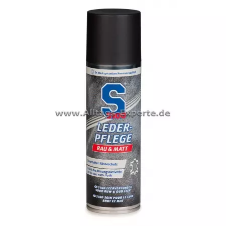 S100 Lederpflege für Rauleder und mattes Glattleder