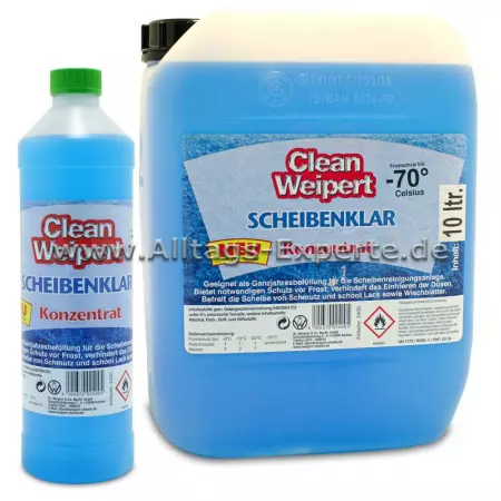 Clean Weipert Scheibenklar Ganzjahres-Konzentrat