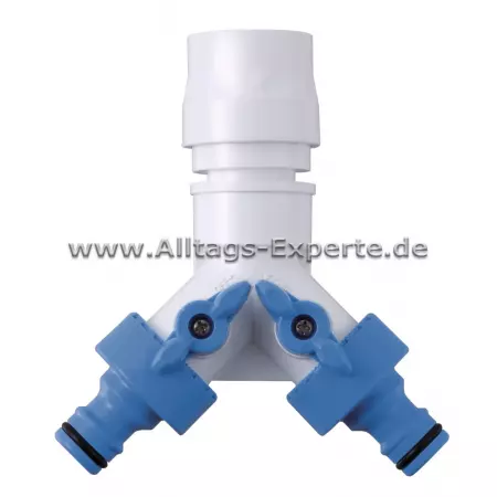 2-Wege Verteiler für Gartenschläuche