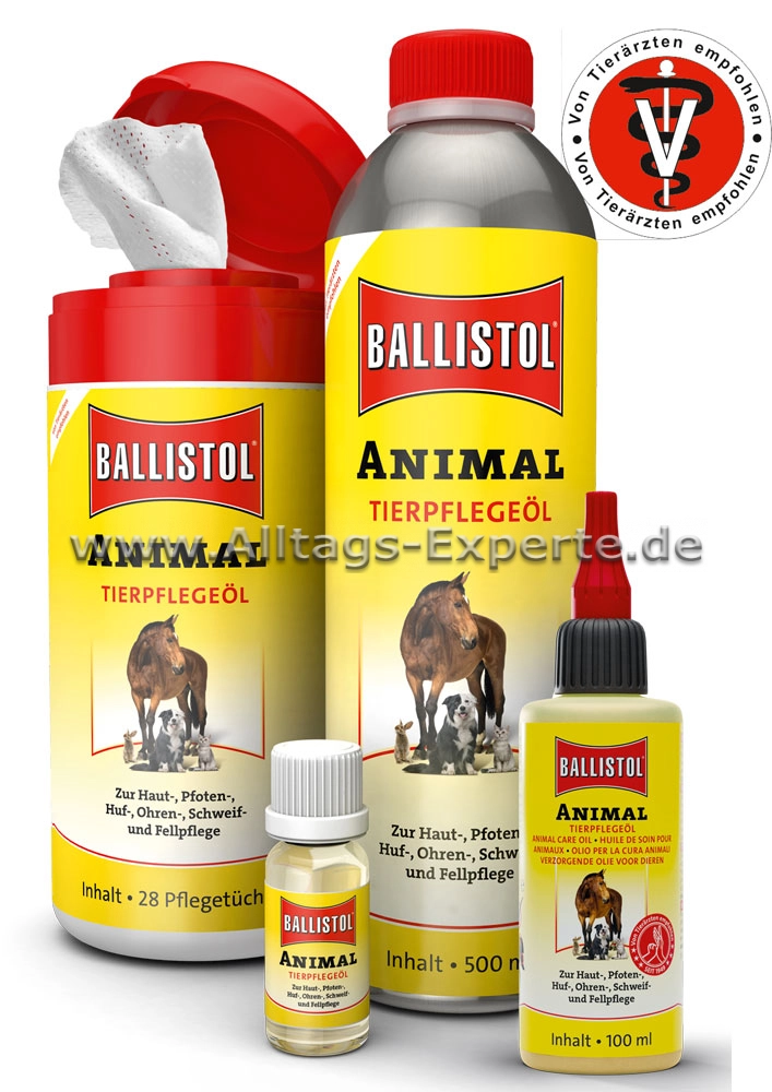 Ballistol Animal - Geheimtipp für Hunde, Pferde und Hühner