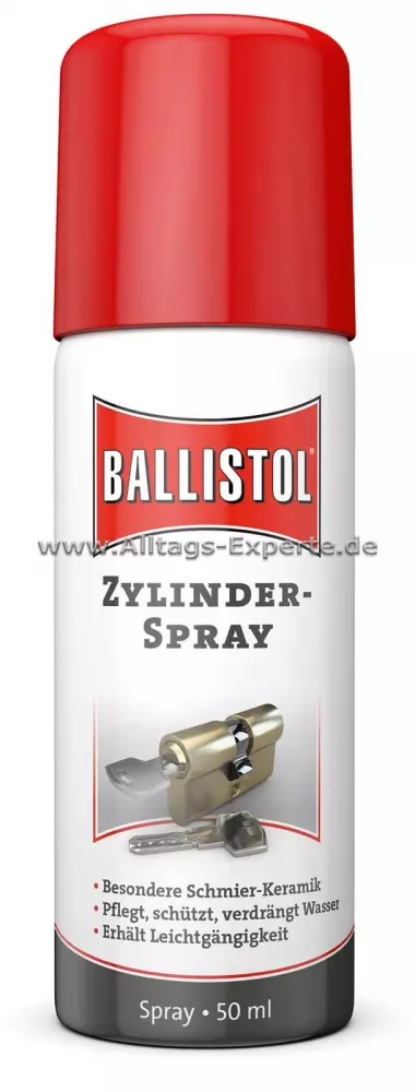 Türzylinder pflegen - Spray Graphit Öl