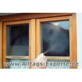 Ballistol Glasreiniger Anwendung Fenster Holzrahmen