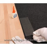 Glas Brechen Tischkante