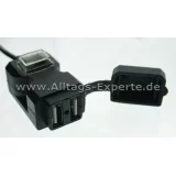 Motorrad Ladekabel USB Doppel-Steckdose