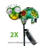 Solar Gartenstecker Schildkröte 2er Set