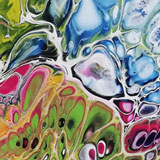 Kreativität Gestaltung, Kunst, Acrylic Pouring